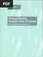 Hobbes Tratado Sobre El Cuerpo