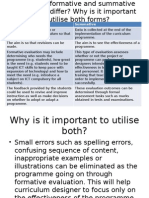 9) How Do Formative and Summative Evaluation