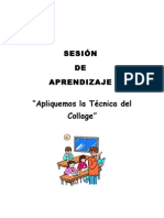 Diseño de Sesión de Educación Artística