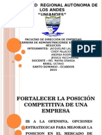 Capitulo 6 Fortalecer La Posiciòn Competitiva de Una Empresa