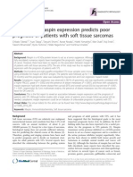 Cytoplasmic Maspin Expression Predicts Poor Prognosis of Patients With Soft Tissue Sarcomas