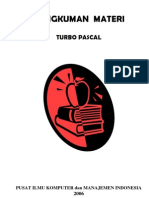 Rangkuman Materi Turbo Pascal