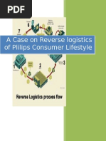 A Case On Reverse Logistics of Plilips Consumer Lifestyle