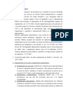 Procedimento Regulamentar, Direito Adminisrtativo II