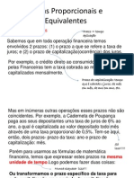 Aula 3-Taxas Proporcionais e Equivalentes - Juros Compostos