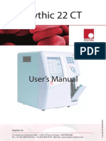 Orphee Mythic 22-CT Hematology Analyzer - User Manual