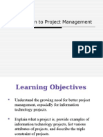 Introduction To Project Management