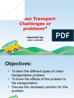 Urban Transportation Problem Novelo