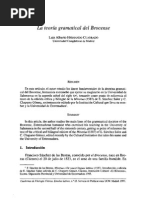 Teoría Gramatical Del Brocense - Luis Alberto Hernando Cuadrado