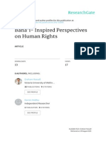 Bahai Inspired Perspectives On Human Rights