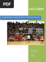 La Capacidad de Percepcion, Decision y Ejecucion en Baloncesto - Oriol García Bosch e Isaac Pérez Torné