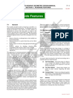 Roadside Features: State Highway Geometric Design Manual Section 7: Roadside Features 7 - 1