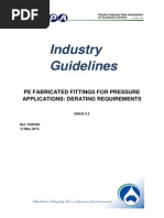 Industry Guidelines: Pe Fabricated Fittings For Pressure Applications: Derating Requirements