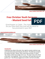 Free Christian Youth Sermons - Mustard Seed Faith