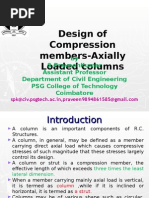 Design of Columns - Axial Load