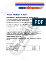 Ficha Refrigerante - R427a