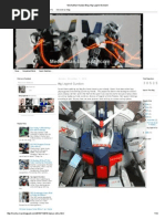 MechaMan Gunpla Blog - MG Legend Gundam