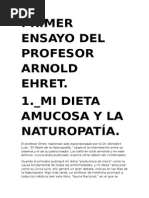 Ocho Ensayos Del Profesor Arnold Ehret