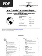 U.S. DOT Air Travel Consumer Report