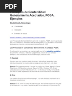 Principios de Contabilidad Generalmente Aceptados