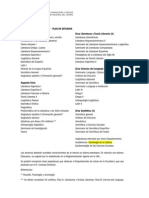 Plan de Estudios Licenciatura en Letras, UNL FHUC