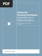 Advanced Hacking Techniques:: Implications For A Mobile Workforce