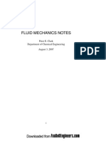 Fluid Mechanics Notes PDF