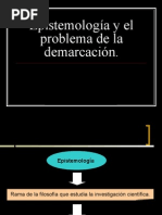 Epistemologia y El Problema de La Demarcación..