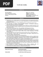 Sample Resume For HSE Supervisor