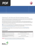 f5 Microsoft Remote Desktop Services DG