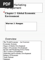 Global Marketing Management: Chapter 2 Global Economic Environment