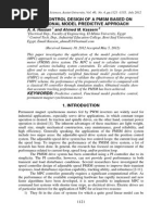 Speed Control Design of A PMSM Based On Functional Model Predictive Approach