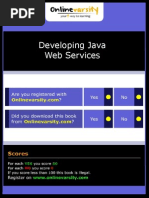 Developing Java Web Services - INTL