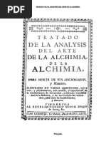 Teofilo - Tratado de La Analisis Del Arte de La Alchemia