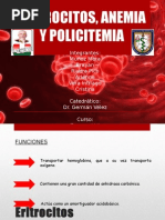 Eritrocitos, Anemia y Policitemia