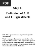 ABC Type Defects