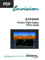 Avidyne Envision EXP5000 Primary Flight Display Pilot's Guide - Avidyne - AGO08