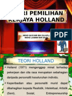 Edu3073 TEORI HOLLAND (RIASEC)