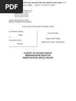 Plaintiff Jay Anthony Dobyns' Memorandum Re Issues For Investigation by Special Master