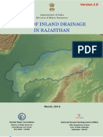 Area of Inland Drainage in Rajasthan Basin