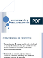 Conmutación y Multiplexación