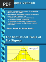 GOAL: Reach Six Sigma Quality