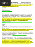 Examen Final de Sistemas Psicológicosresultado Del Examen 190