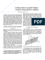 Response Spectrum Analysis of Girder Bridges With Seismic Isolators Using Effective Stiffness