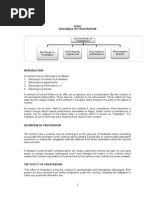 Topic Discharge by Frustration e Learning