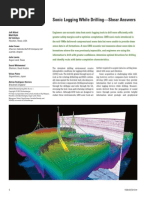 Sonic Logging While Drilling-Shear Answers: Jeff Alford Matt Blyth Ed Tollefsen