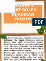 Adat BLH Dijadikan Hukum