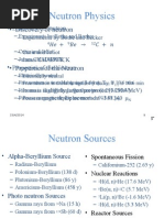 INP Lecture - Neutron Physics