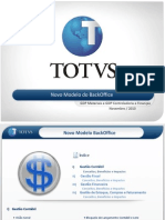 Novo Modelo Back Office