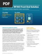 Qualcomm Rf360 Front End Solution Product Brief